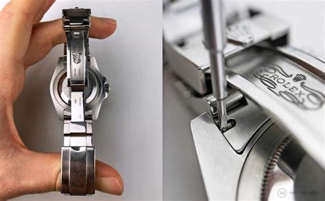 verstellen band rolex|how to adjust rolex bracelet size.